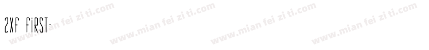 ZXF First字体转换